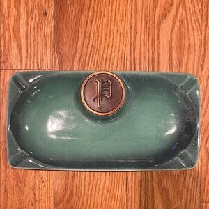 Hyde Park Roseville Pottery Company “P” Ashtray